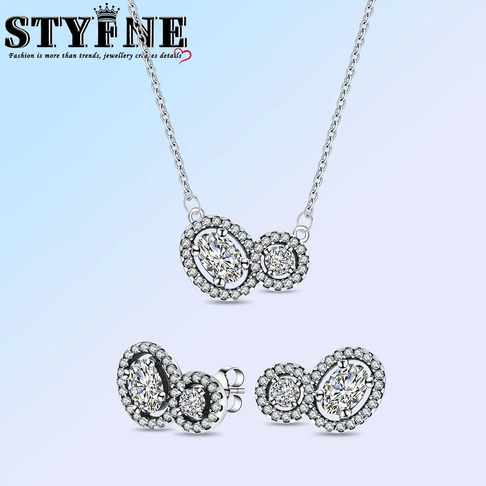 Series Sterling Silver 925 Pink Shiny Love