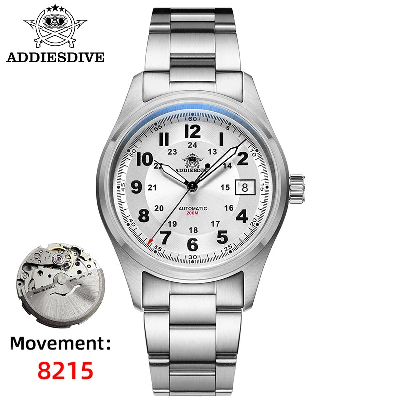 ADDIESDIVE Luxurious Men's Automatic Watch NH35A