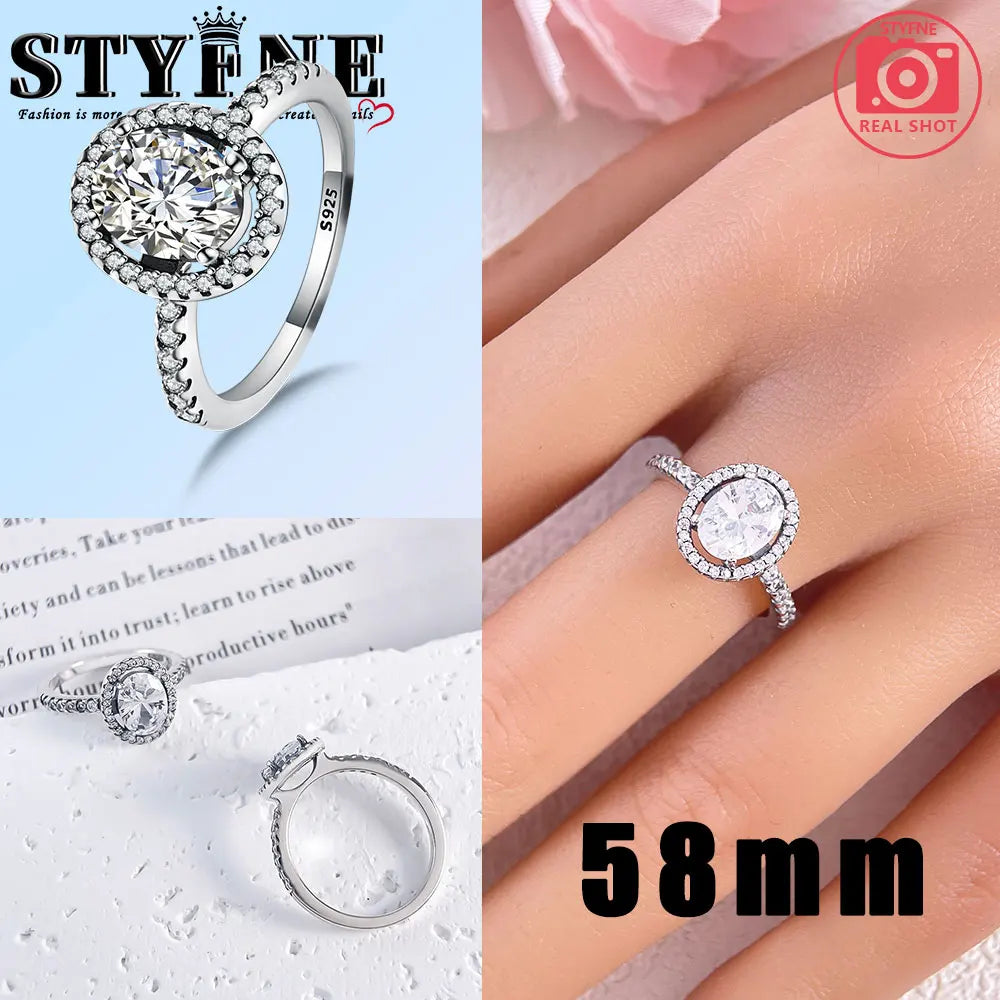 Series Sterling Silver 925 Pink Shiny Love