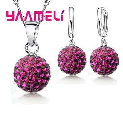 925 Sterling Silver Bridal Jewelry Sets