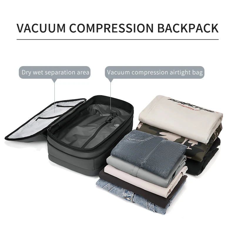Travel Backpack – 17 Inch Laptop Backpack with Vacuum