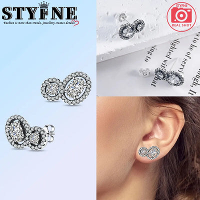Series Sterling Silver 925 Pink Shiny Love
