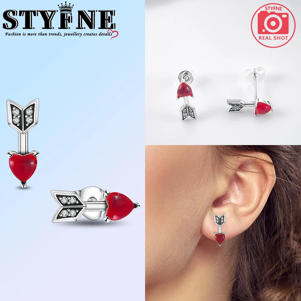 Series Sterling Silver 925 Pink Shiny Love