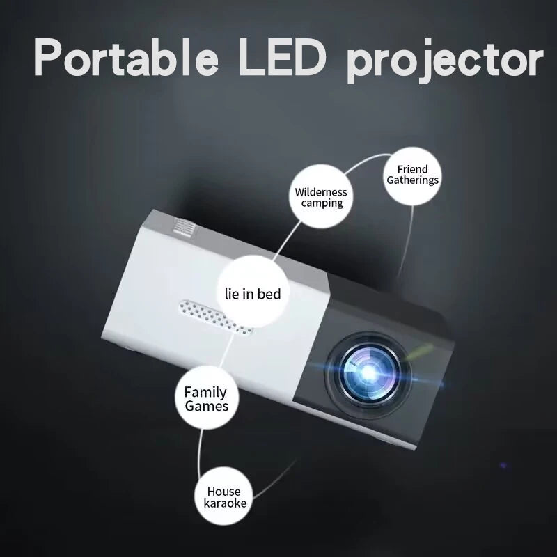 YG300 compact, mini, powered by a power bank