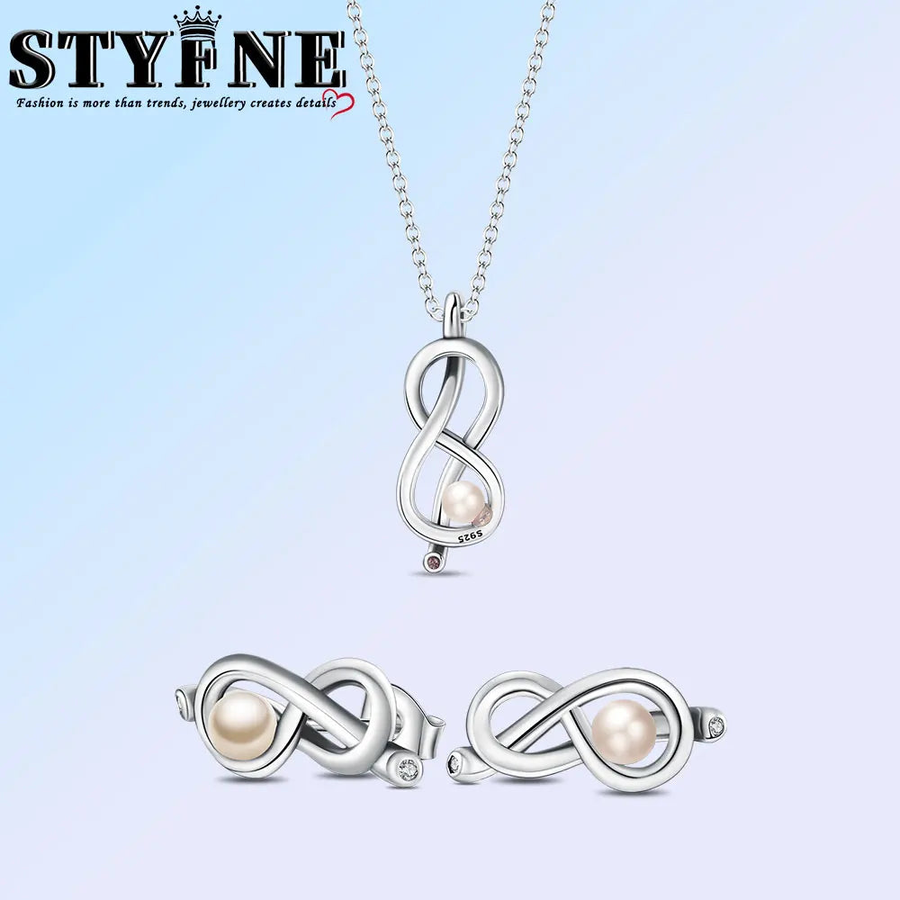 Series Sterling Silver 925 Pink Shiny Love