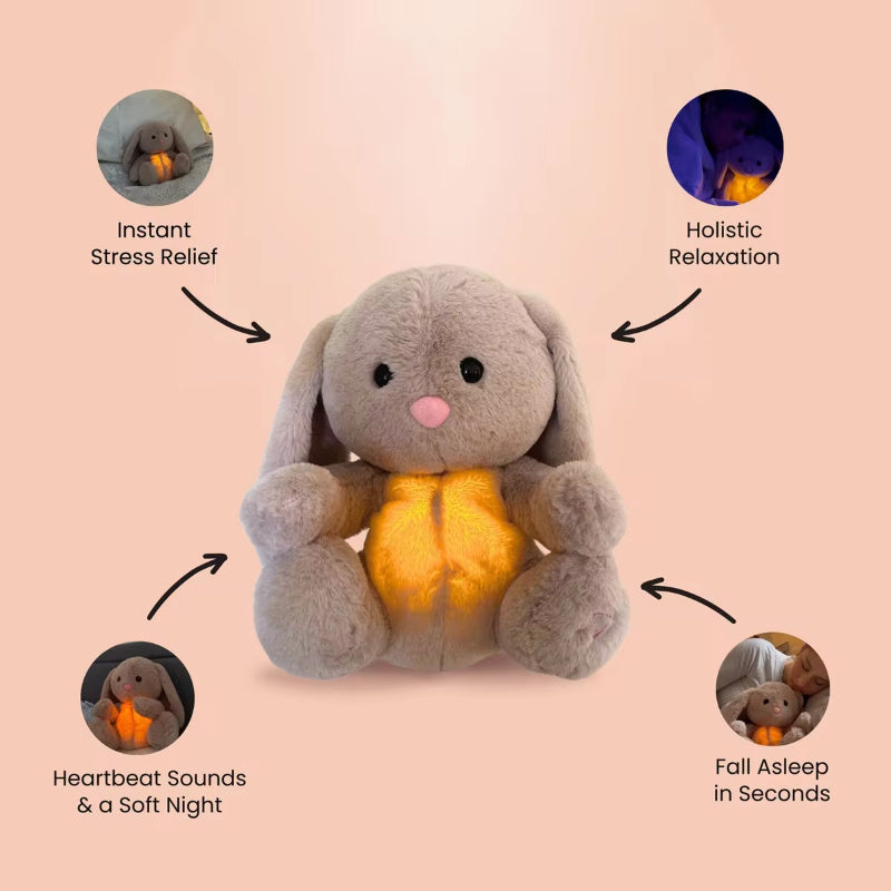 Breathing Rabbit Soothing Plush Toy
