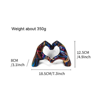 Graffiti Love Gesture Decoration Home Living Room Office