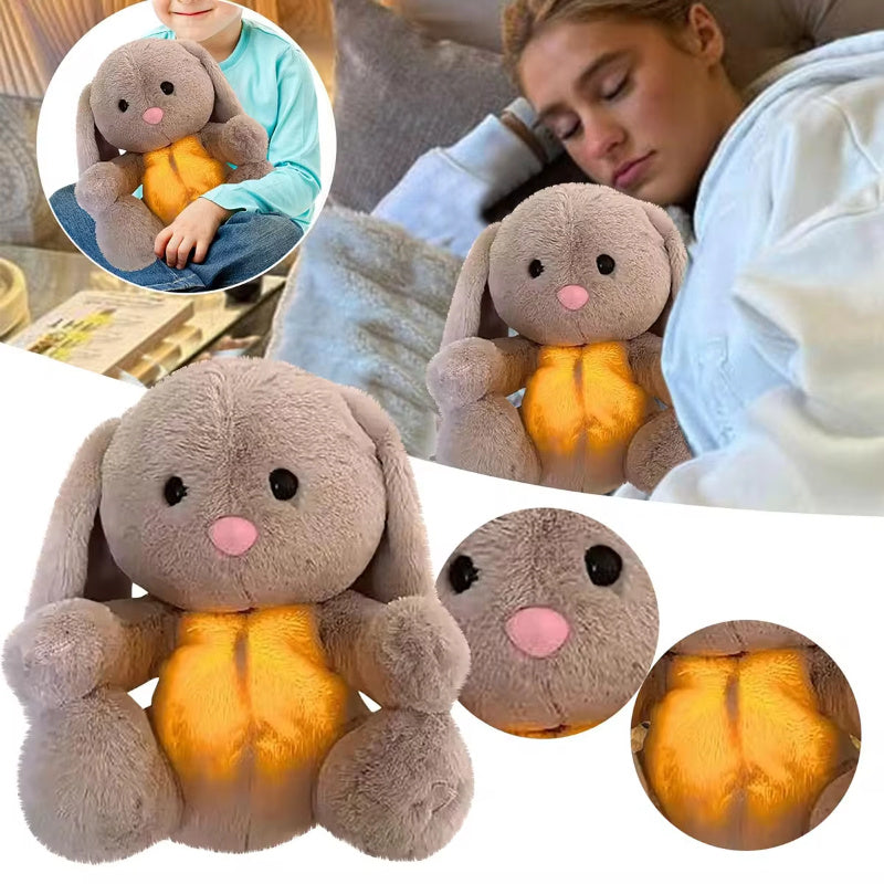 Breathing Rabbit Soothing Plush Toy