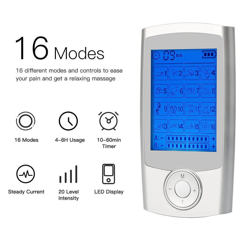 Digital Physiotherapy TENS Machine EMS Unit 16Mode - Buy Buy Baby