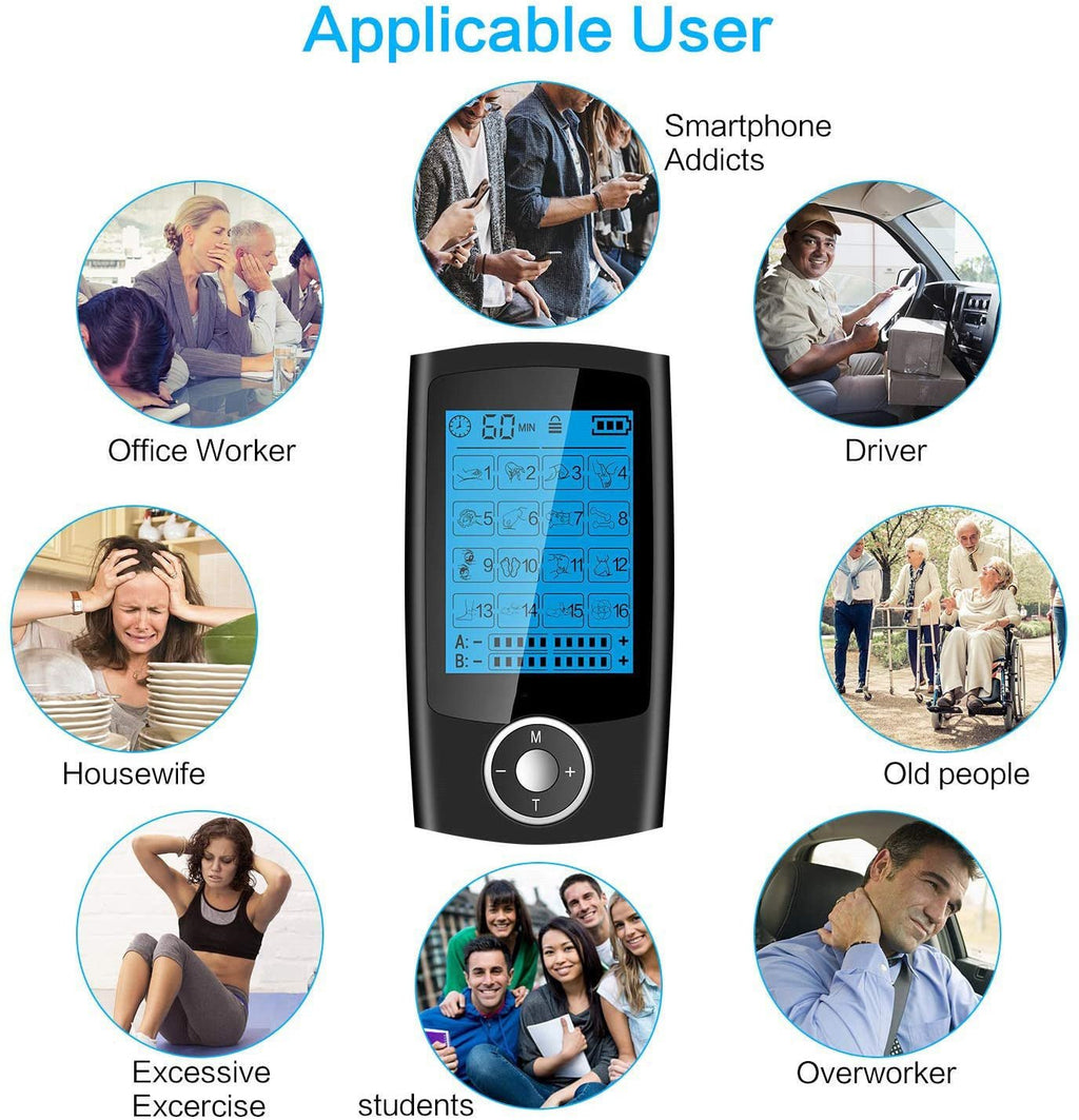 Digital Physiotherapy TENS Machine EMS Unit 16Mode - Buy Buy Baby