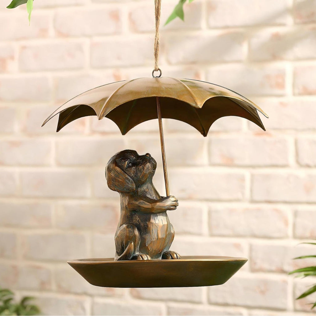 Home Creative Portable Umbrella Shaped Bird Feeder