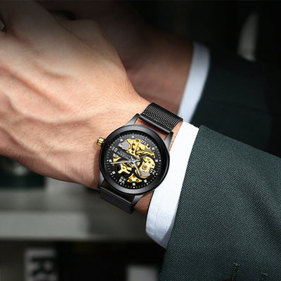Fashion Luxury Luminous Waterproof Steel Band Mechanical Watch - Buy Buy Baby