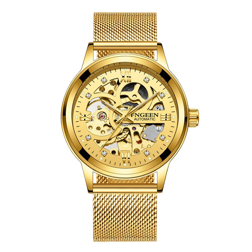 Fashion Luxury Luminous Waterproof Steel Band Mechanical Watch - Buy Buy Baby