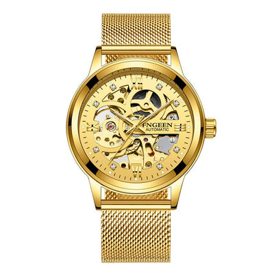 Fashion Luxury Luminous Waterproof Steel Band Mechanical Watch - Buy Buy Baby
