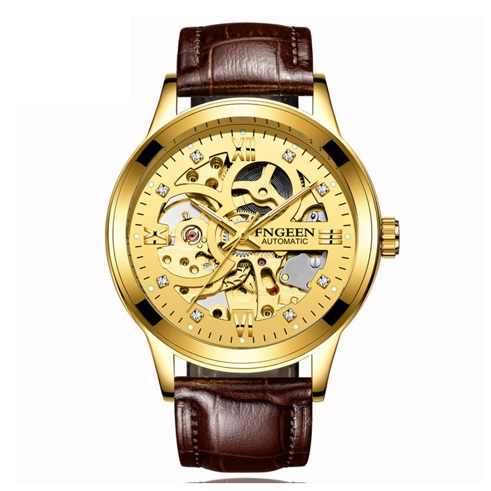 Fashion Luxury Luminous Waterproof Steel Band Mechanical Watch - Buy Buy Baby