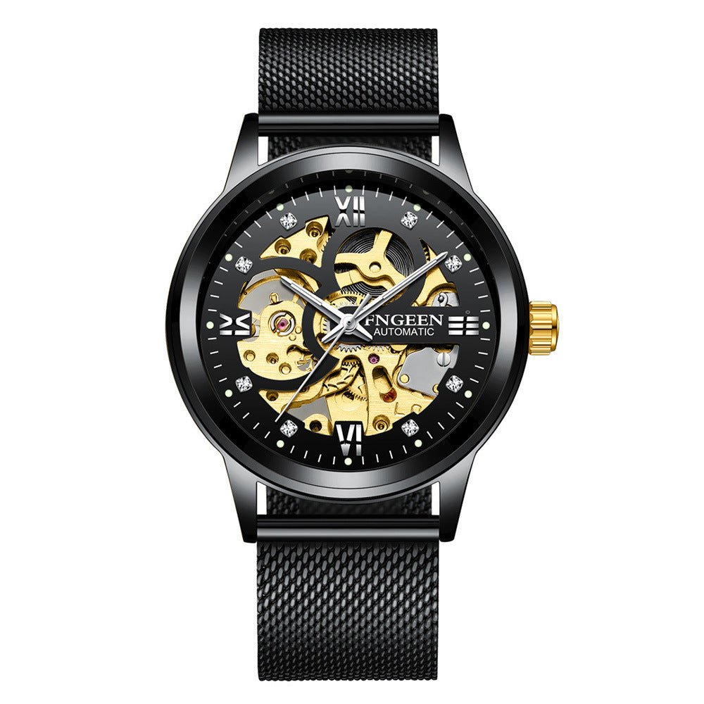 Fashion Luxury Luminous Waterproof Steel Band Mechanical Watch - Buy Buy Baby