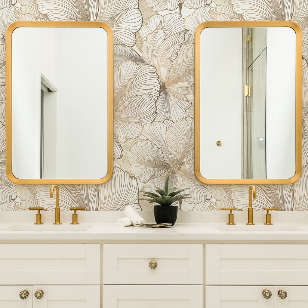 Flower Pattern Thick Wallpaper Self - adhesive Waterproof Wall Sticker - Buy Buy Baby