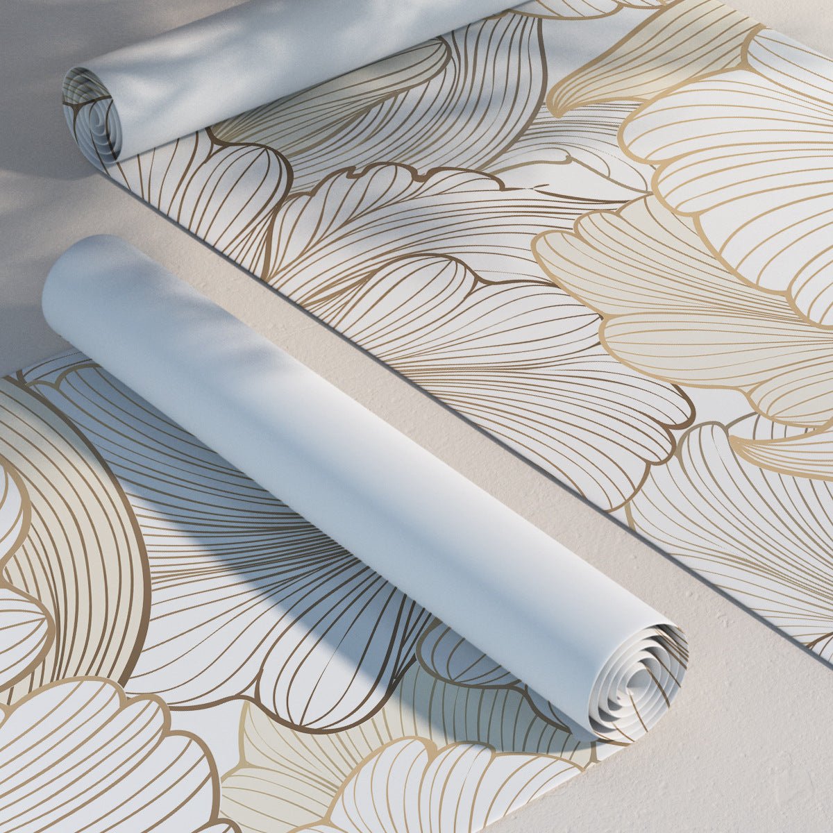 Flower Pattern Thick Wallpaper Self - adhesive Waterproof Wall Sticker - Buy Buy Baby