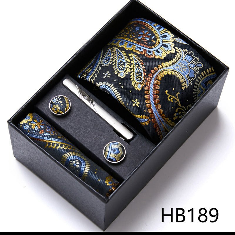Men's Business Formal Tie Six - piece Set Gift Box - Buy Buy Baby