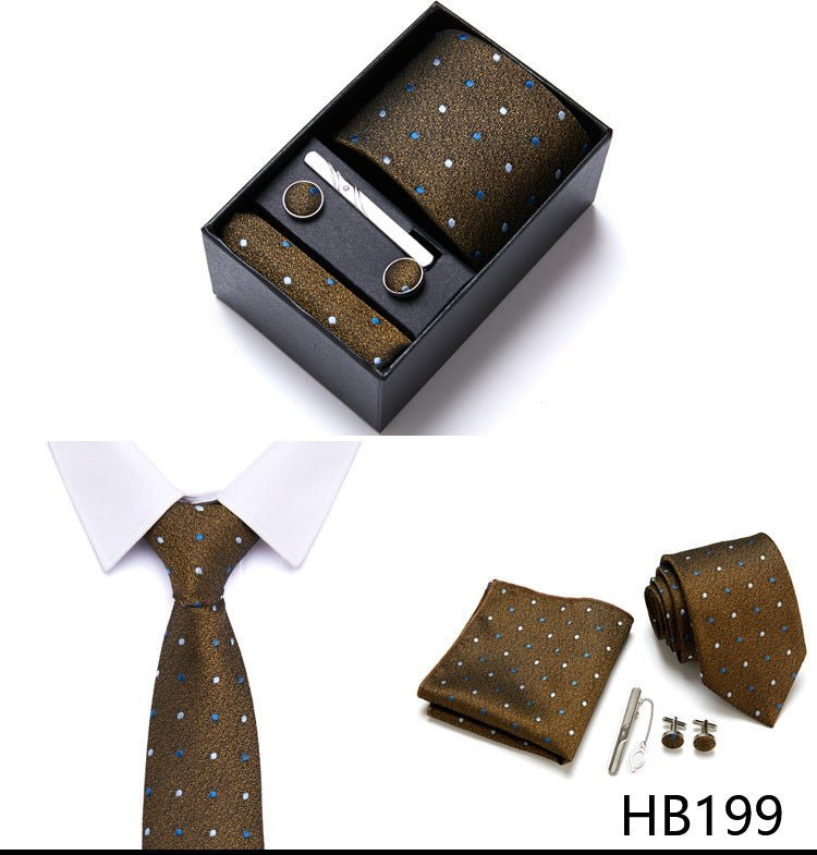 Men's Business Formal Tie Six - piece Set Gift Box - Buy Buy Baby