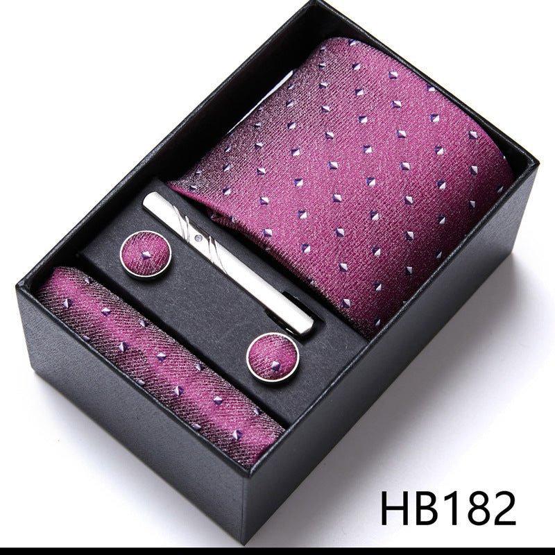 Men's Business Formal Tie Six - piece Set Gift Box - Buy Buy Baby