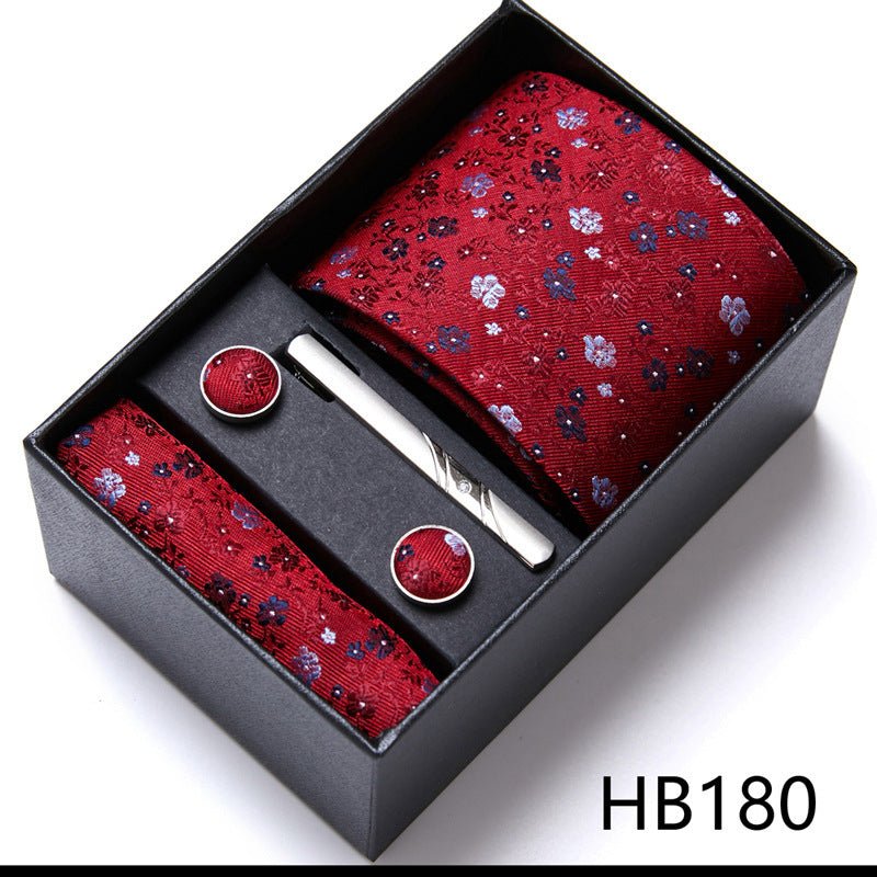 Men's Business Formal Tie Six - piece Set Gift Box - Buy Buy Baby