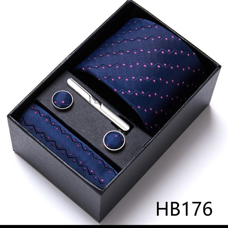 Men's Business Formal Tie Six - piece Set Gift Box - Buy Buy Baby
