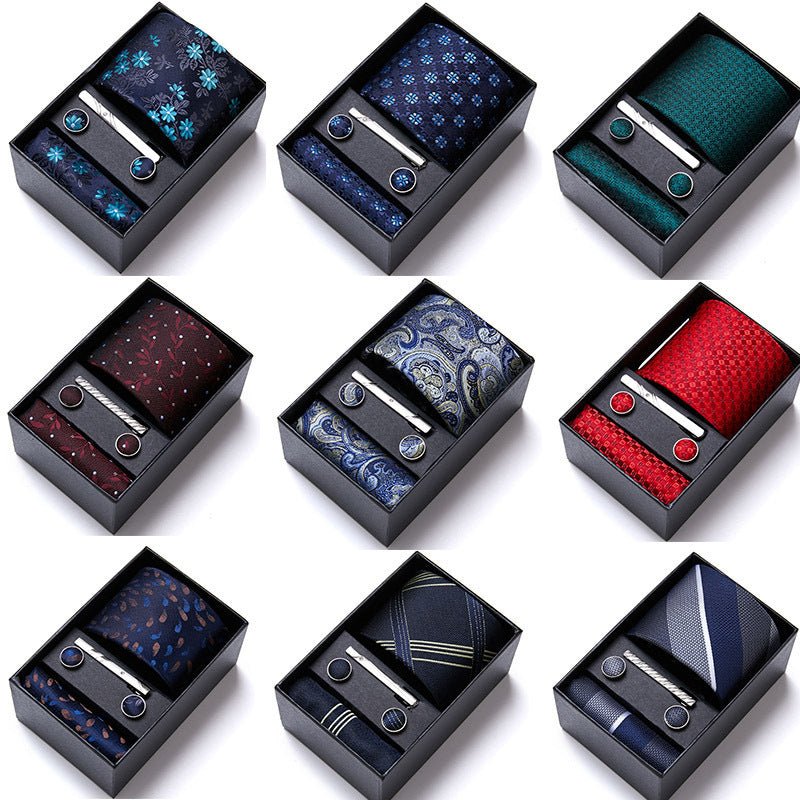 Men's Business Formal Tie Six - piece Set Gift Box - Buy Buy Baby