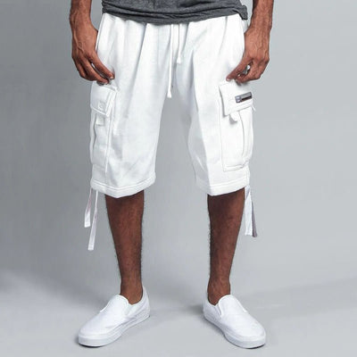 Men's Casual Five - point Overalls Multi - pocket Loose Straight Shorts - Buy Buy Baby