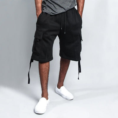 Men's Casual Five - point Overalls Multi - pocket Loose Straight Shorts - Buy Buy Baby