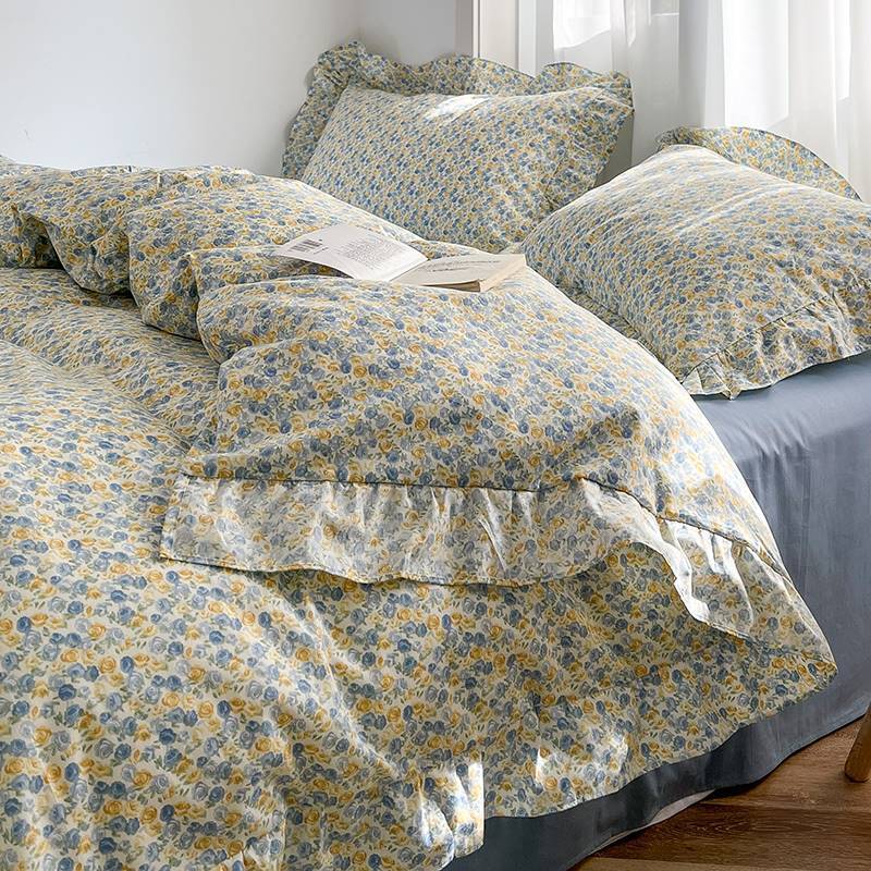 Spring And Autumn Girl Bedding Sheet Quilt Cover Set Of Three - Buy Buy Baby