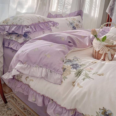 Spring And Autumn Girl Bedding Sheet Quilt Cover Set Of Three - Buy Buy Baby