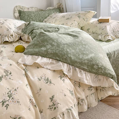 Spring And Autumn Girl Bedding Sheet Quilt Cover Set Of Three - Buy Buy Baby