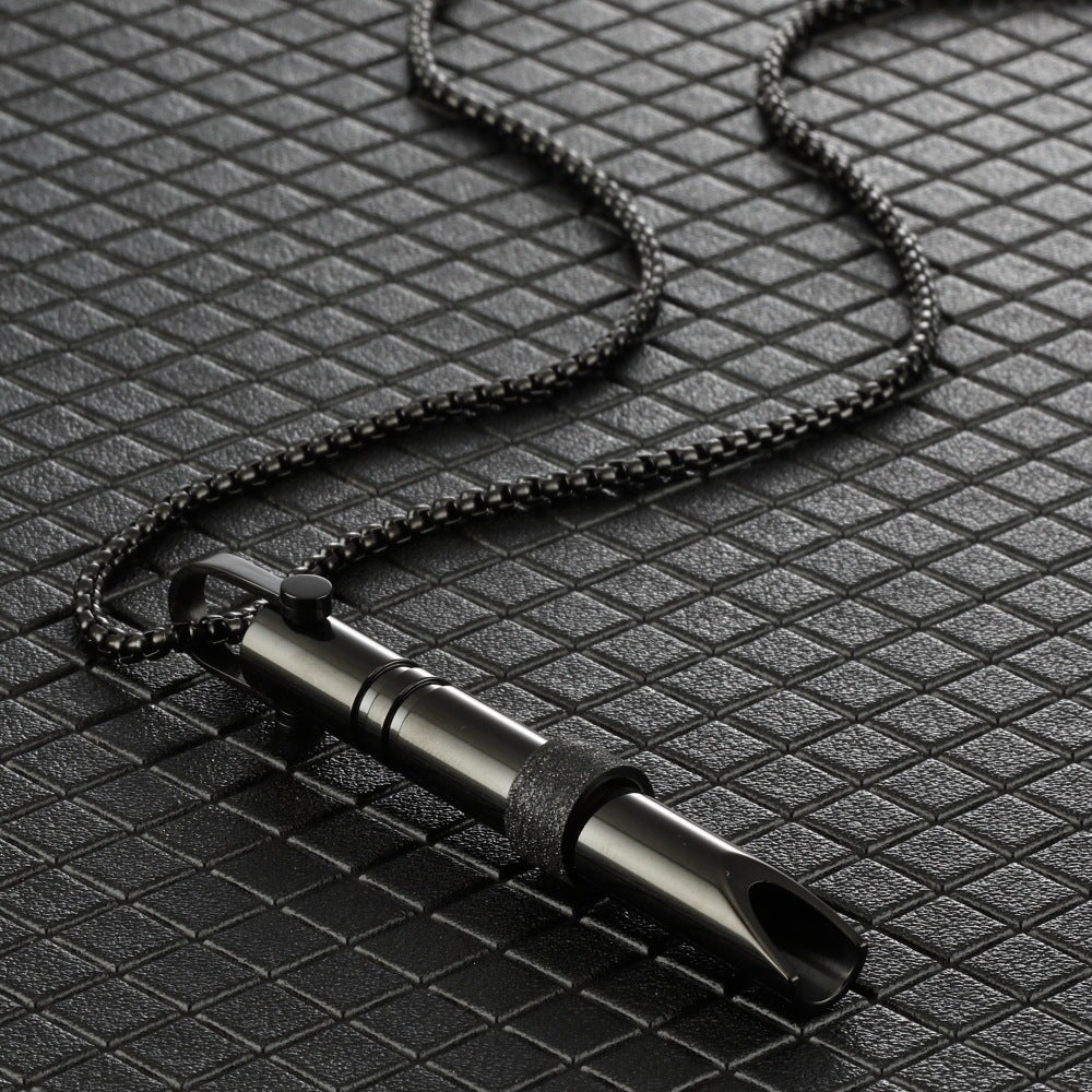 Stainless Steel Mindfulness Breathing Necklace For Anxiety Relief Pendant - Buy Buy Baby