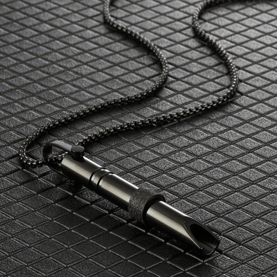 Stainless Steel Mindfulness Breathing Necklace For Anxiety Relief Pendant - Buy Buy Baby